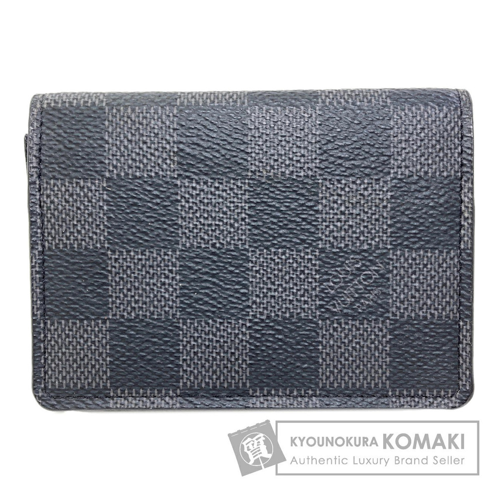 Louis Vuitton Envelope Carte de Visite Business Card Case Damier Canvas